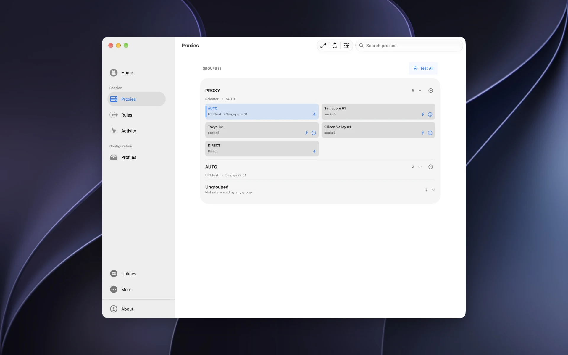Policy groups on Mac